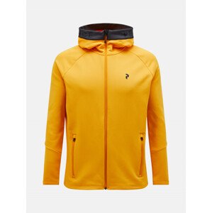 Mikina peak performance m rider zip hood žlutá xxl