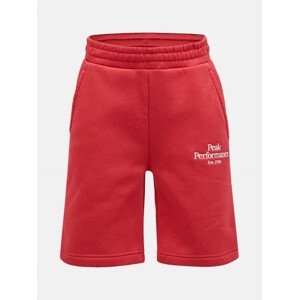 Šortky peak performance jr original shorts červená 130