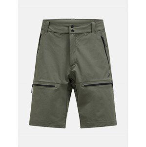 Šortky peak performance m stretch trek shorts zelená s