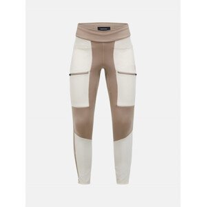 Legíny peak performance w vislight track tights hnědá l