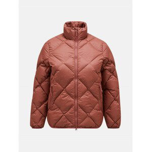 Bunda peak performance w mount down liner jacket hnědá xs