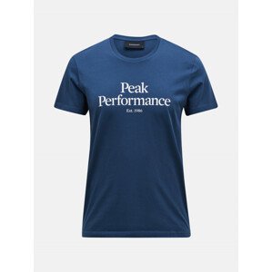 Tričko peak performance m original tee modrá l