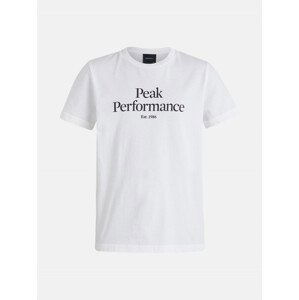 Tričko peak performance jr original tee bílá 130