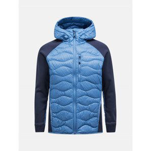 Bunda peak performance m helium down hybrid hood modrá xl