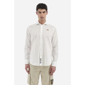 Košile la martina man shirt l/s poplin bílá xl