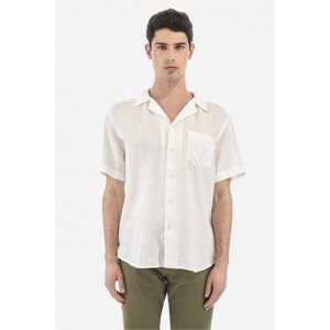 Košile la martina man shirt l/s light linen bílá xl