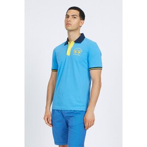 Polokošile la martina man polo s/s piquet stretch modrá m