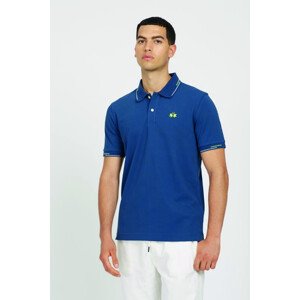 Polokošile la martina man polo s/s piquet stretch modrá m