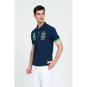 Polokošile la martina man polo s/s piquet stretch modrá xxl