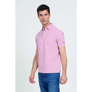 Polokošile la martina man s/s polo cotton piquet fialová xl