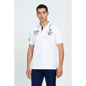 Polokošile la martina man polo s/s cotton piquet bílá xxl