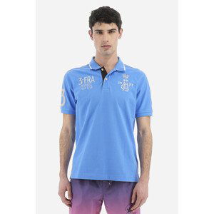 Polokošile la martina man polo s/s cotton piquet modrá xl