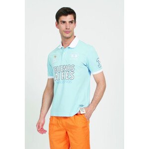 Polokošile la martina man polo s/s cotton piquet modrá xl