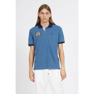 Polokošile la martina man polo s/s cotton piquet modrá m