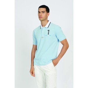 Polokošile la martina man polo s/s piquet stretch modrá m