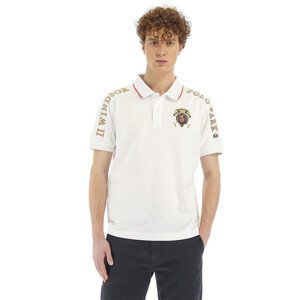 Polokošile la martina man polo s/s piquet stretch bílá l