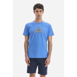 Tričko la martina man t-shirt s/s jersey modrá m
