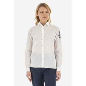 Košile la martina woman shirt l/s cotton muslin bílá 1