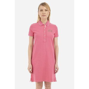 Šaty la martina woman polo dress s/s piquet pi růžová 3