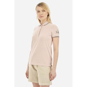 Polokošile la martina woman polo s/s piquet stretch růžová 2