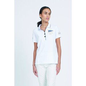 Polokošile la martina woman polo s/s piquet stretch bílá 2