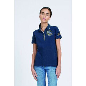 Polokošile la martina woman polo s/s piquet stretch modrá 2