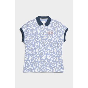 Polokošile la martina woman polo s/s printed piquet modrá 1