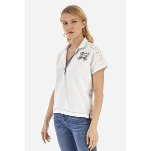 Polokošile la martina woman polo s/s piquet stretch bílá 3