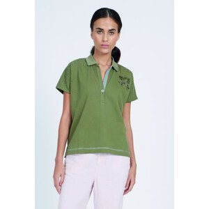 Polokošile la martina woman polo s/s piquet stretch zelená 4