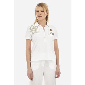 Polokošile la martina woman polo s/s piquet stretch bílá 2