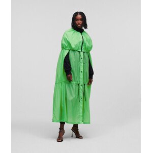 Kabát karl lagerfeld hun's pick voluminous raincoat zelená m