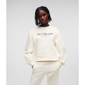 Mikina karl lagerfeld hotel karl sweatshirt bílá m