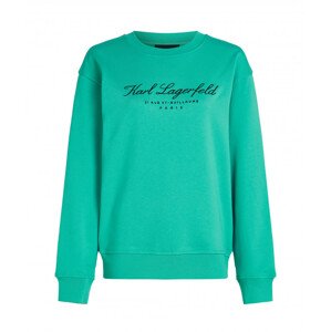 Mikina karl lagerfeld hotel karl sweatshirt zelená l