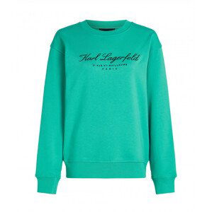 Mikina karl lagerfeld hotel karl sweatshirt zelená m