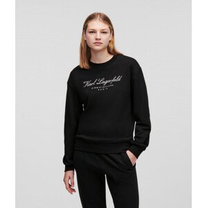 Mikina karl lagerfeld hotel karl sweatshirt černá s