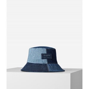 Klobouk karl lagerfeld klxav bucket hat denim modrá none