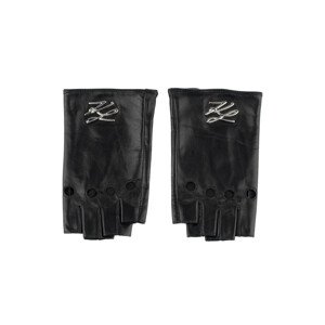 Rukavice karl lagerfeld k/autograph fingerless glove černá l