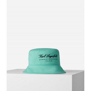 Klobouk karl lagerfeld hotel karl bucket hat zelená none