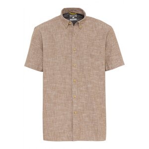 Košile camel active shortsleeve shirt hnědá xxxl