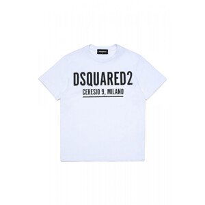 Tričko dsquared  relax t-shirt bílá 10y