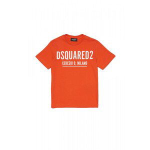 Tričko dsquared  relax t-shirt červená 12y