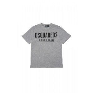 Tričko dsquared  relax t-shirt šedá 10y