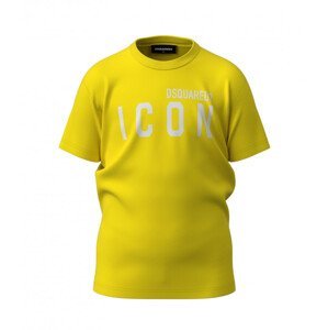 Tričko dsquared  cool fit-icon t-shirt žlutá 10y