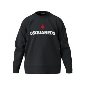 Mikina dsquared  slouch fit sweaters černá 10y