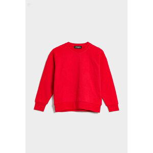 Mikina dsquared  slouch fit sweat-shirt červená 6y