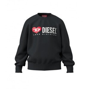 Mikina diesel samor over sweat-shirt černá 12y