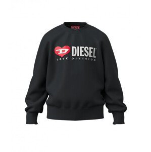 Mikina diesel samor over sweat-shirt černá 14y