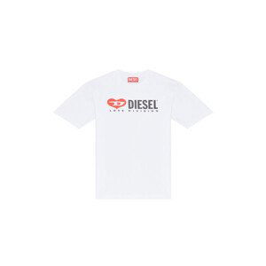 Tričko diesel tovez over t-shirt bílá 10y