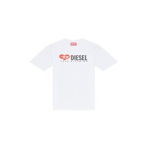 Tričko diesel tovez over t-shirt bílá 6y