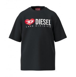 Tričko diesel tovez over t-shirt černá 10y